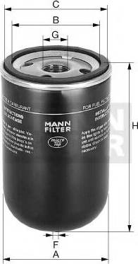 Mann-Filter WK 723/3 - Топливный фильтр autodnr.net