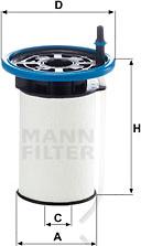 Mann-Filter PU 7005 - Топливный фильтр autodnr.net