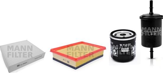 Mann-Filter SP 1060-4 - Комплект фільтра autocars.com.ua