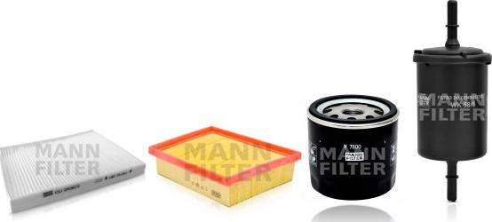 Mann-Filter SP 1 1062-4 - Комплект фільтра autocars.com.ua