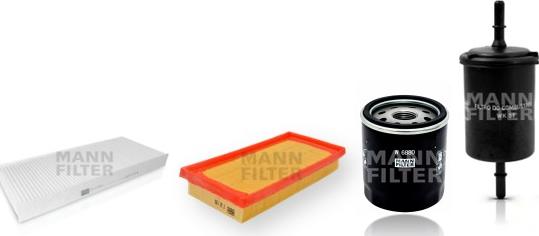 Mann-Filter SP 1 1069-4 - Комплект фільтра autocars.com.ua