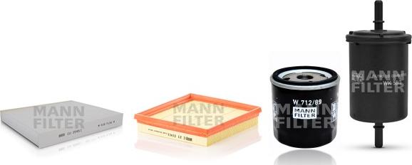 Mann-Filter SP 1 1070-4 - Комплект фильтра avtokuzovplus.com.ua