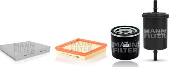 Mann-Filter SP 1 1070-4 - Комплект фільтра autocars.com.ua