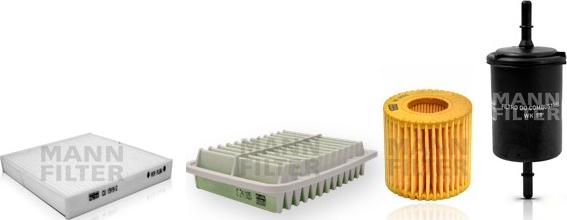 Mann-Filter SP 1 1073-4 - Комплект фільтра autocars.com.ua