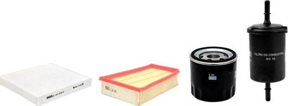 Mann-Filter SP 1 1077-4 - Комплект фільтра autocars.com.ua