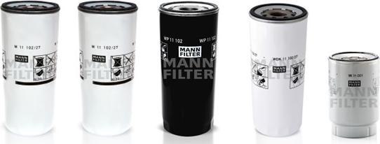 Mann-Filter SP 2850-5 - Комплект фільтра autocars.com.ua