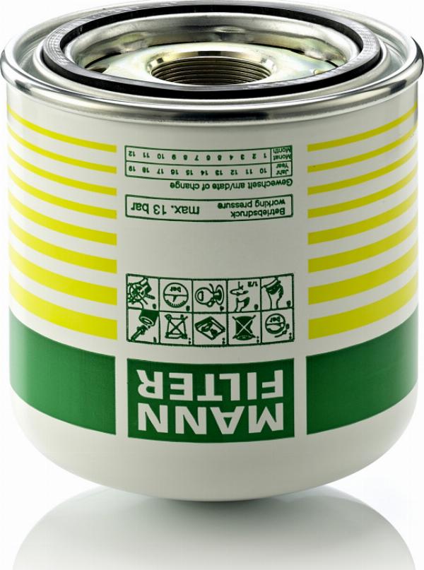 Mann-Filter TB 1364 x - Патрон осушувача повітря, пневматична система autocars.com.ua