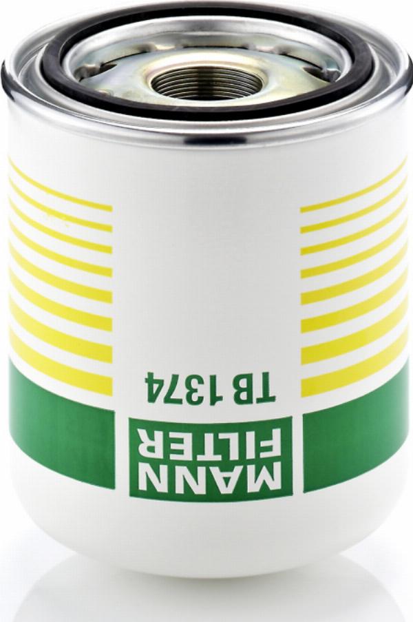 Mann-Filter TB 1374 x - Патрон осушувача повітря, пневматична система autocars.com.ua