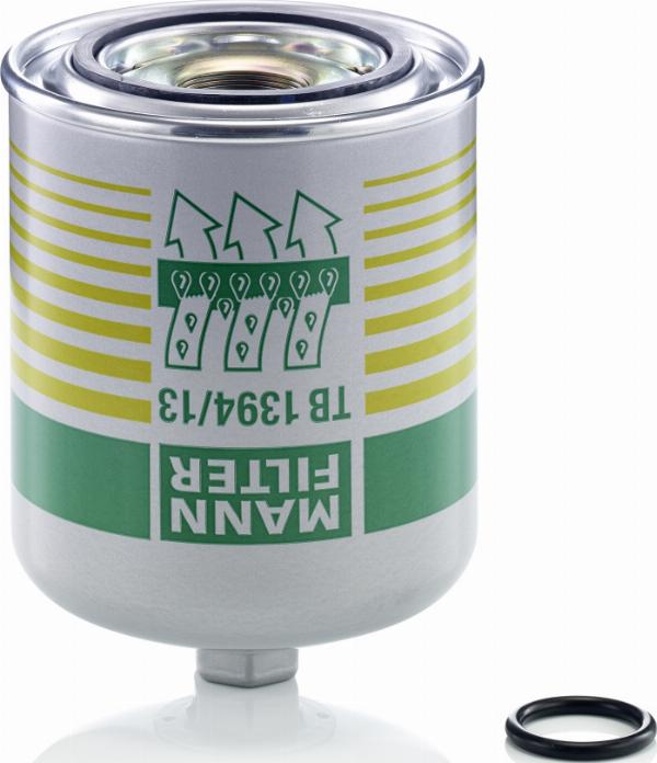 Mann-Filter TB 1394/13 x - Патрон осушувача повітря, пневматична система autocars.com.ua