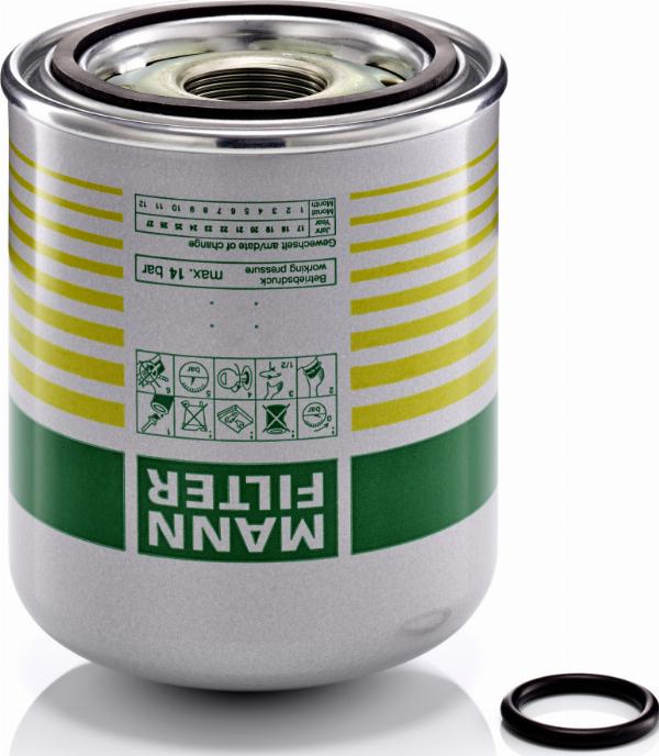 Mann-Filter TB 1394/8 x - Патрон осушувача повітря, пневматична система autocars.com.ua