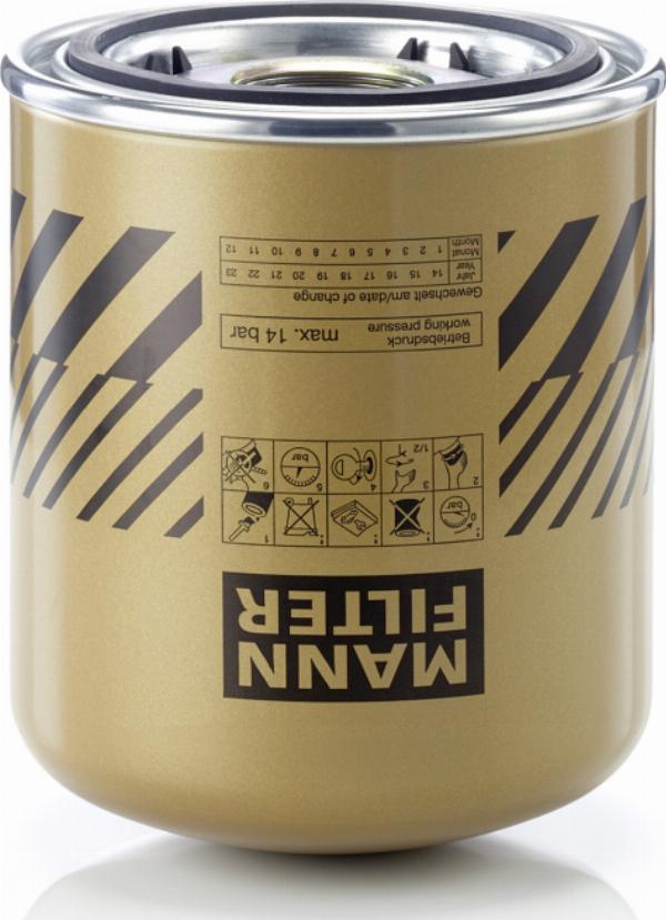 Mann-Filter TB 1396/6 x - Патрон осушувача повітря, пневматична система autocars.com.ua