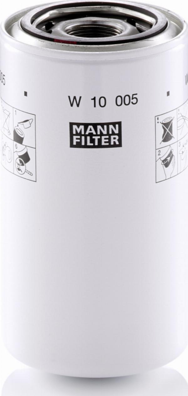 Mann-Filter W 10 005 - Масляний фільтр autocars.com.ua
