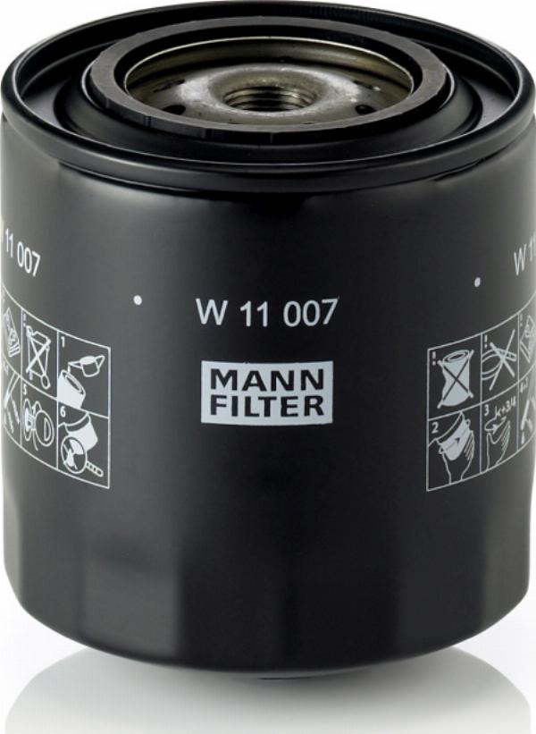 Mann-Filter W 11 007 - Масляний фільтр autocars.com.ua