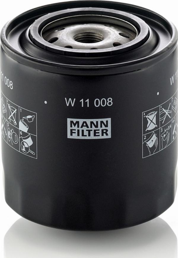 Mann-Filter W 11 008 - Масляний фільтр autocars.com.ua