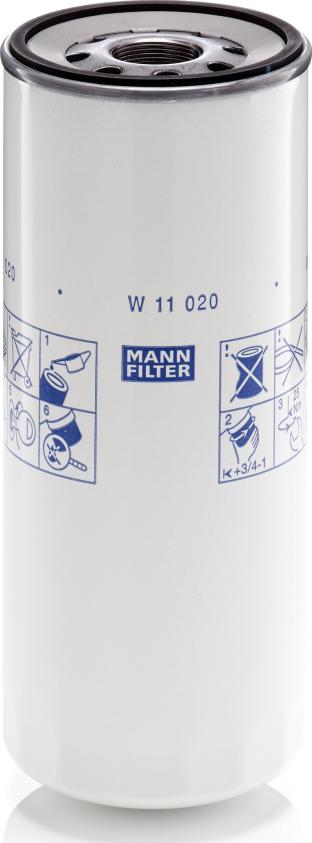 Mann-Filter W 11 020 - Масляний фільтр autocars.com.ua