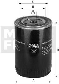 Mann-Filter W 961 - Масляний фільтр autocars.com.ua