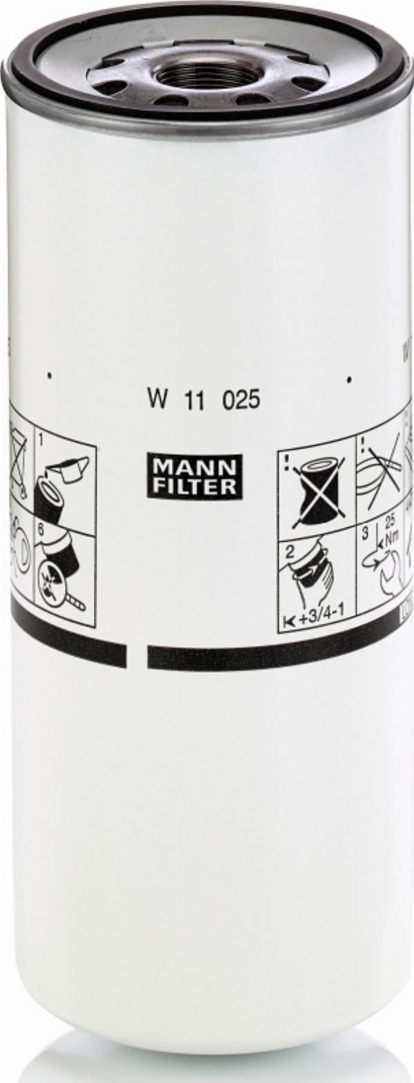 Mann-Filter W 11 025 - Масляний фільтр autocars.com.ua