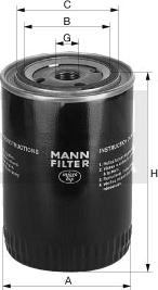 Mann-Filter W 11 102/11 - Масляный фильтр avtokuzovplus.com.ua