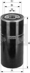 Mann-Filter W 12 250 - Масляный фильтр autodnr.net