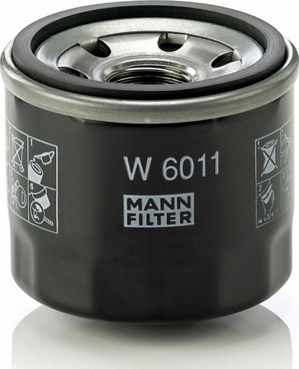 Mann-Filter W 6011 - Масляний фільтр autocars.com.ua