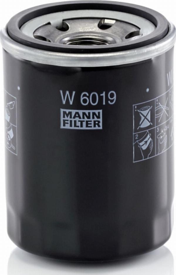 Mann-Filter W 6019 - Масляний фільтр autocars.com.ua