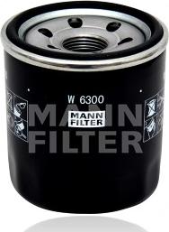 Mann-Filter W 6300 - Масляний фільтр autocars.com.ua