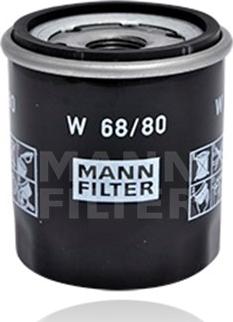 Mann-Filter W 68/80 - Масляный фильтр autodnr.net