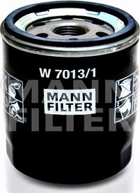 Mann-Filter W 7013/1 - Масляний фільтр autocars.com.ua