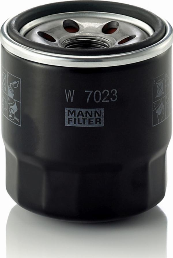 Mann-Filter W 7023 - Масляний фільтр autocars.com.ua