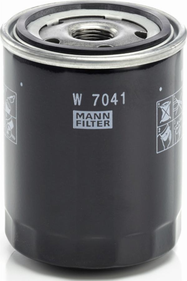 Mann-Filter W 7041 - Масляний фільтр autocars.com.ua