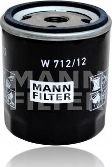 Mann-Filter W 712/12 - Масляний фільтр autocars.com.ua