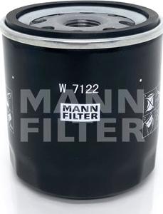 Mann-Filter W 712/2 - Масляный фильтр autodnr.net