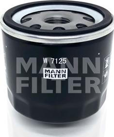 Mann-Filter W 7125 - Масляный фильтр autodnr.net