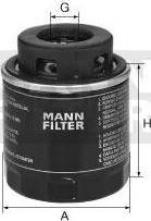 Mann-Filter W 712/90 - Масляный фильтр autodnr.net