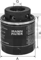 Mann-Filter W 712/91 - Масляний фільтр autocars.com.ua