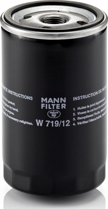 Mann-Filter W 719/12 - Масляний фільтр autocars.com.ua