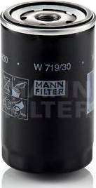 Mann-Filter W 719/30 (10) - Фильтр масла Caddy III 1.6i-Golf-Passat-Audi-Octavia бензин autocars.com.ua