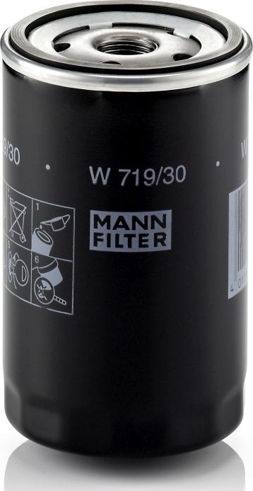 Mann-Filter W 719/30 - Масляний фільтр autocars.com.ua