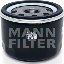 Mann-Filter W 7520 - Масляный фильтр avtokuzovplus.com.ua