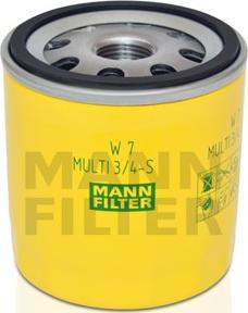 Mann-Filter W 7 MULTI 3/4-S - Масляний фільтр autocars.com.ua
