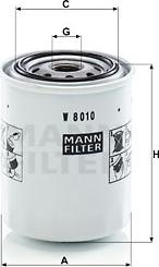 Mann-Filter W 8010 - Масляный фильтр autodnr.net