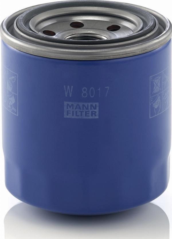 Mann-Filter W 8017 - Масляний фільтр autocars.com.ua