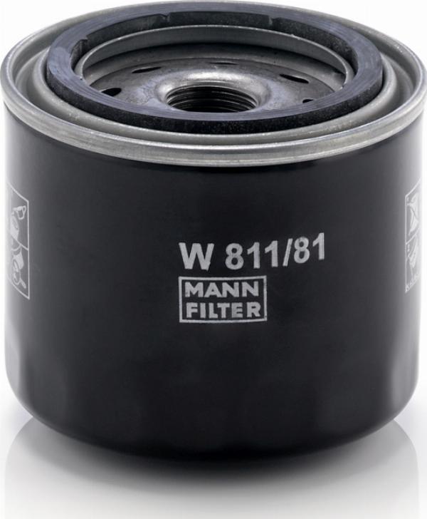 Mann-Filter W 811/81 - Масляний фільтр autocars.com.ua