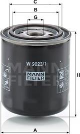 Mann-Filter W 9023/1 - Гідрофільтри, автоматична коробка передач autocars.com.ua