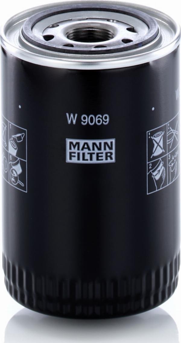 Mann-Filter W 9069 - Масляний фільтр autocars.com.ua
