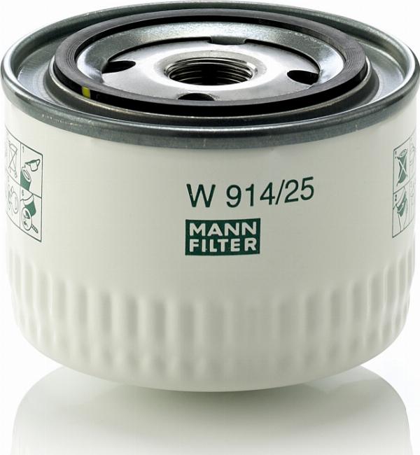 Mann-Filter W 914/25 - Гідрофільтри, автоматична коробка передач autocars.com.ua