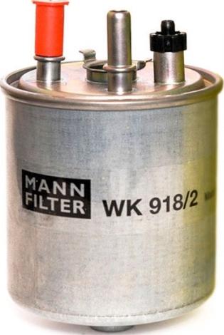 Mann-Filter W 918/2 x - Паливний фільтр autocars.com.ua