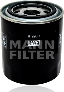 Mann-Filter W 9200 - Масляний фільтр autocars.com.ua