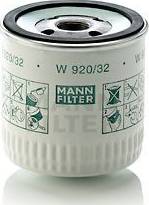 Mann-Filter W 920/32 - Масляный фильтр avtokuzovplus.com.ua