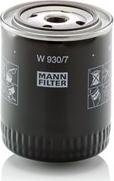 Mann-Filter W 930/7 - Масляний фільтр autocars.com.ua